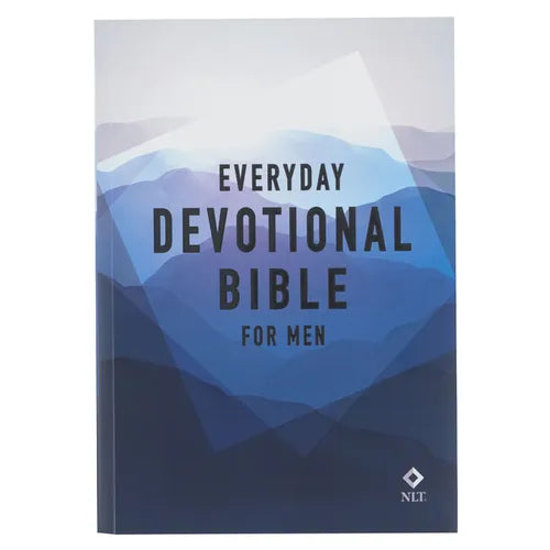 NLT Holy Bible Everyday Devotional Bible for Men New Living Translation - Hardcover