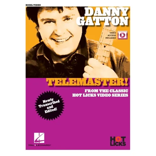 Danny Gatton - Telemaster! from the Classic Hot Licks Video Series - Book with Online Video - Paperback
