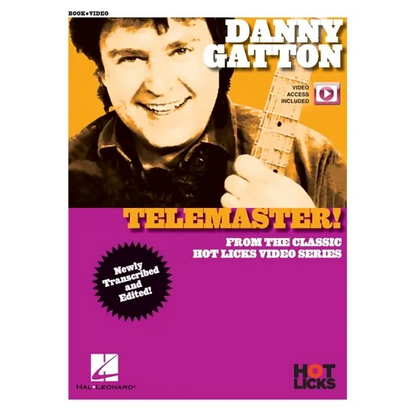 Danny Gatton - Telemaster! from the Classic Hot Licks Video Series - Book with Online Video - Paperback