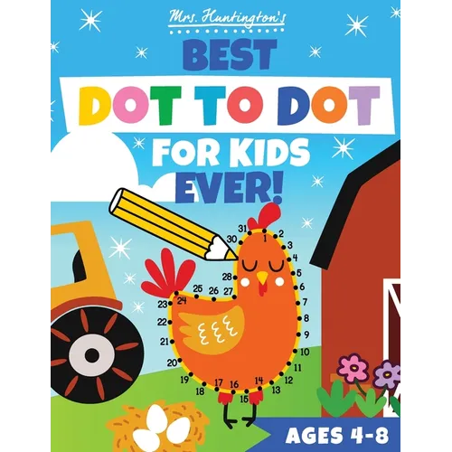 Dot to Dot for Kids Ages 4-8: Best Connect the Dots Number Puzzle Book Ever! Count & Color from 10 to 100 - Paperback