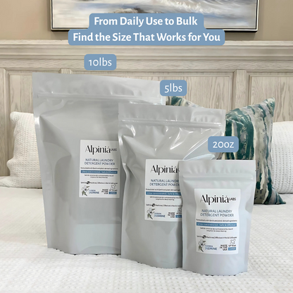 Natural Laundry Detergent – 6 Enzymes, 5x Concentrated | Choose Your Scent