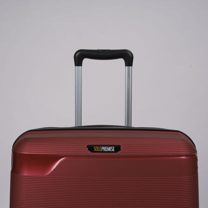 20-inch Red Carry-On Hardcase Roller Luggage
