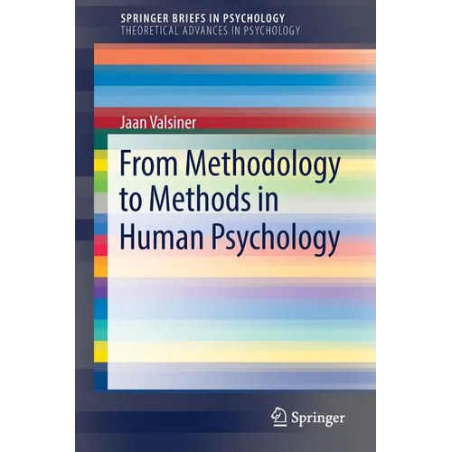 From Methodology to Methods in Human Psychology - Paperback