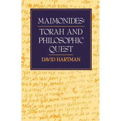 Maimonides: Torah and Philosophic Quest - Paperback