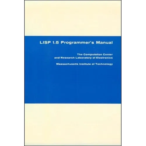 LISP 1.5 Programmer's Manual - Paperback