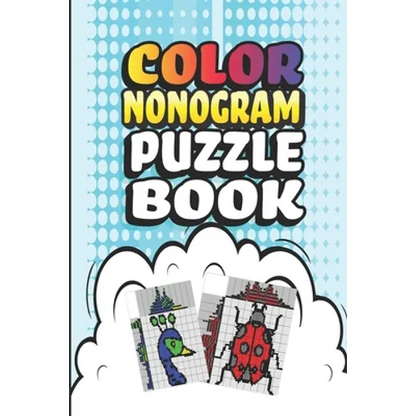Nonogram Puzzle Books: 30 Multicolored Mosaic Logic Grid Puzzles For Adults and Kids - Paperback