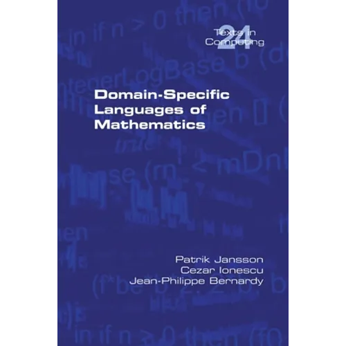 Domain-Specific Languages of Mathematics - Paperback