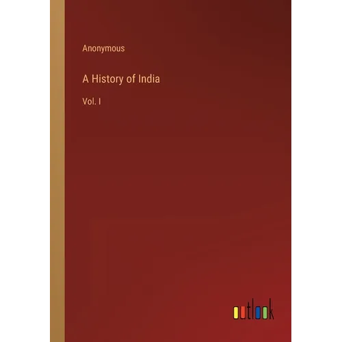A History of India: Vol. I - Paperback