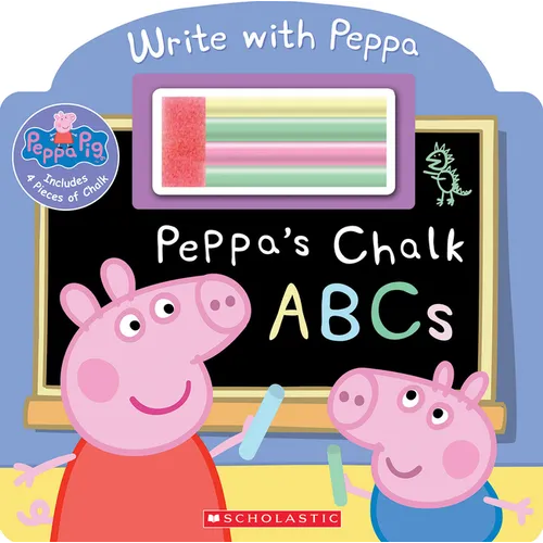 Peppa's Chalk ABCs (Peppa Pig) - Board Book