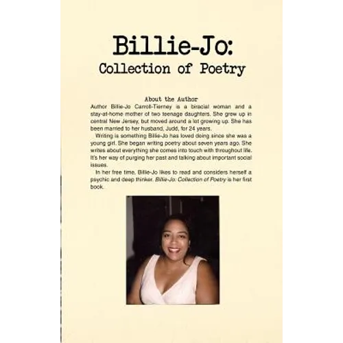 Billie-Jo: Collection of Poetry - Paperback