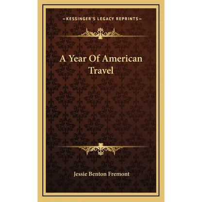 A Year Of American Travel - Hardcover