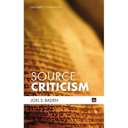 Source Criticism - Paperback