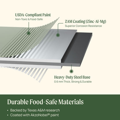 17" Tall 9 In 1 Large Modular Metal Raised Garden Bed Kit
