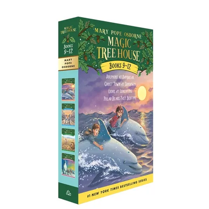 Magic Tree House Volumes 9-12 Boxed Set: Dolphins at Daybreak; Ghost Town at Sundown; Lions at Lunchtime; Polar Bears Past Bedtime - Boxed Set