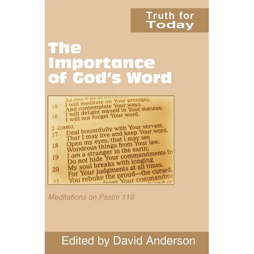 The Importance of God's Word: Meditations on Psalm 119 - Paperback
