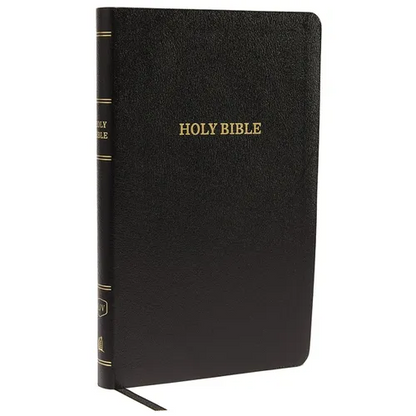 KJV, Thinline Reference Bible, Bonded Leather, Black, Red Letter Edition - Bonded Leather