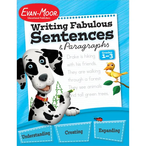Writing Fabulous Sentences and Paragraphs, Grades 1-3 - Paperback