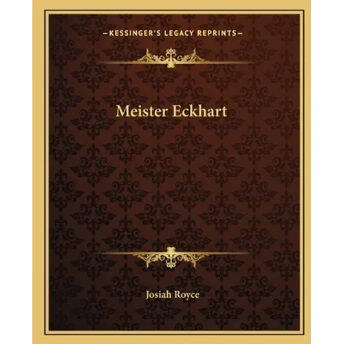 Meister Eckhart - Paperback