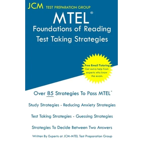 MTEL Foundations of Reading - Test Taking Strategies - Paperback
