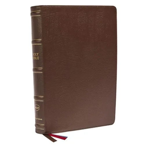Nkjv, Large Print Verse-By-Verse Reference Bible, MacLaren Series, Genuine Leather, Brown, Comfort Print: Holy Bible, New King James Version - Leather