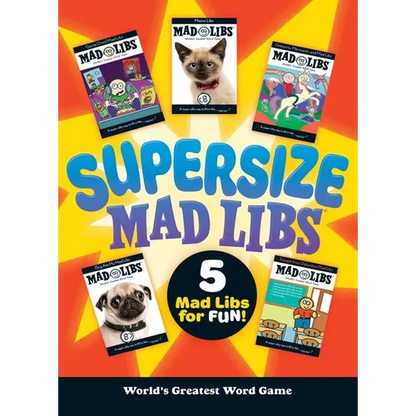 Supersize Mad Libs: Over 100 Stories in One! - Paperback