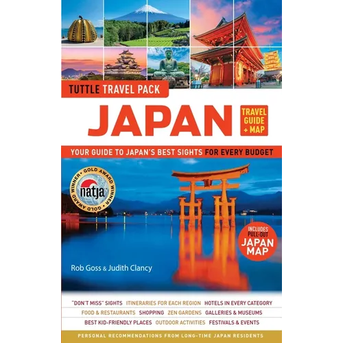 Japan Travel Guide + Map: Tuttle Travel Pack: Your Guide to Japan's Best Sights for Every Budget (Includes Pull-Out Japan Map) - Paperback