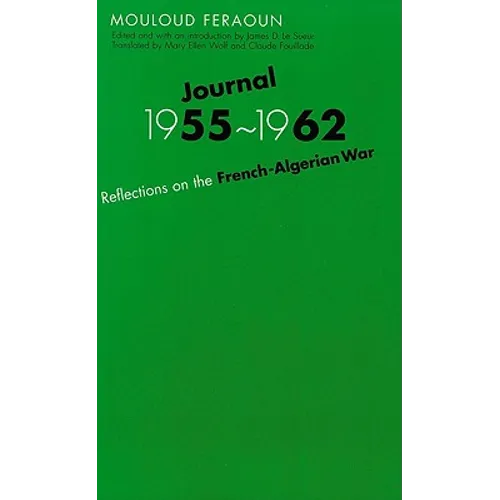 Journal, 1955-1962: Reflections on the French-Algerian War - Paperback