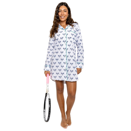 Women's Tennis Navy Night Shirt