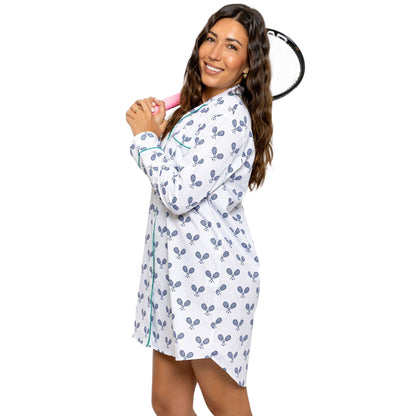 Women's Tennis Navy Night Shirt