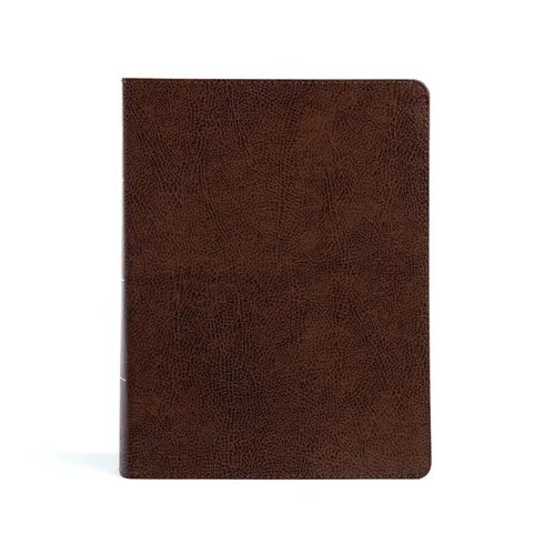 CSB Pastor's Bible, Verse-By-Verse Edition, Brown Bonded Leather - Bonded Leather