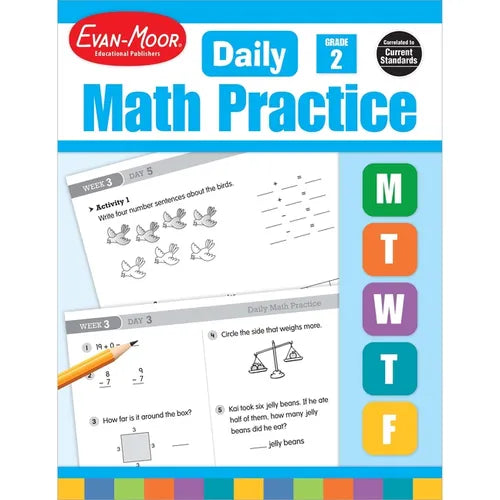 Daily Math Practice, Grade 2 Te - Paperback