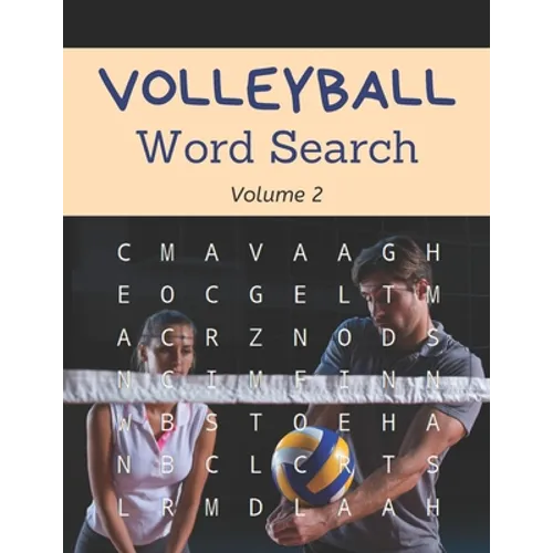 Volleyball Word Search (Volume 2): Trivia Puzzle Book for College Volleyball Fans and Players - Paperback