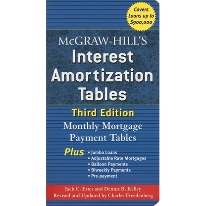 McGraw-Hill's Interest Amortization Tables, Third Edition - Paperback