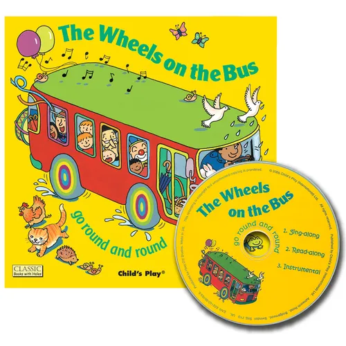 The Wheels on the Bus Go Round and Round [With CD (Audio)] - Paperback