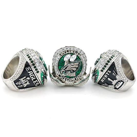Philadelphia Eagles Super Bowl LIX Rings #1 Hurts MVP Edition with Wings Pop Out