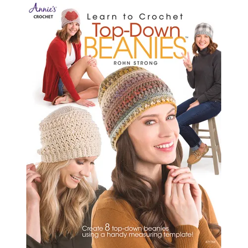 Learn to Crochet Top-Down Beanies - Paperback