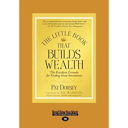 The Little Book That Builds Wealth (Large Print 16pt) - Paperback