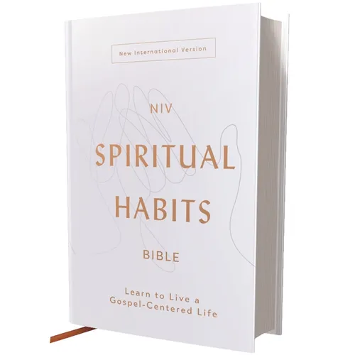 Niv, Spiritual Habits Bible, Hardcover, Red Letter, Comfort Print: Learn to Live a Gospel-Centered Life - Hardcover