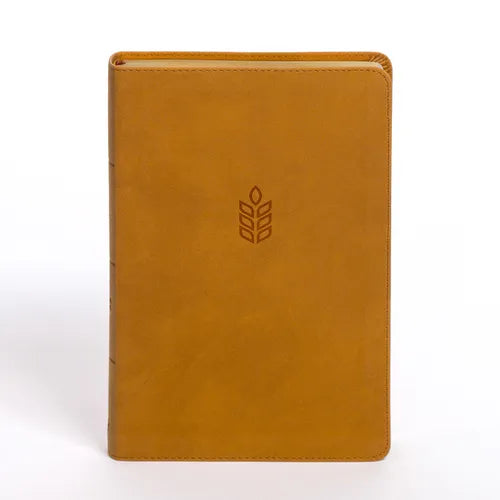CSB Personal Size Giant Print Bible, Camel Suedesoft Leathertouch - Imitation Leather