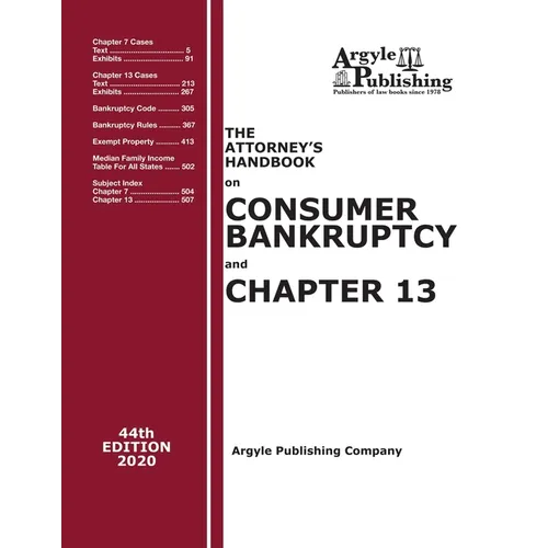 The Attorney's Handbook on Consumer Bankruptcy and Chapter 13 - Paperback