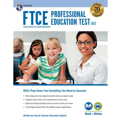 FTCE Professional Ed (083) Book + Online - Paperback