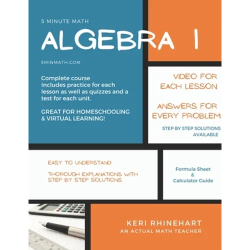 Algebra 1: 5 Minute Math - Paperback