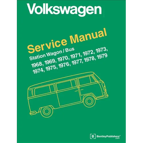 Volkswagen Station Wagon/Bus Official Service Manual: Type 2 - Hardcover