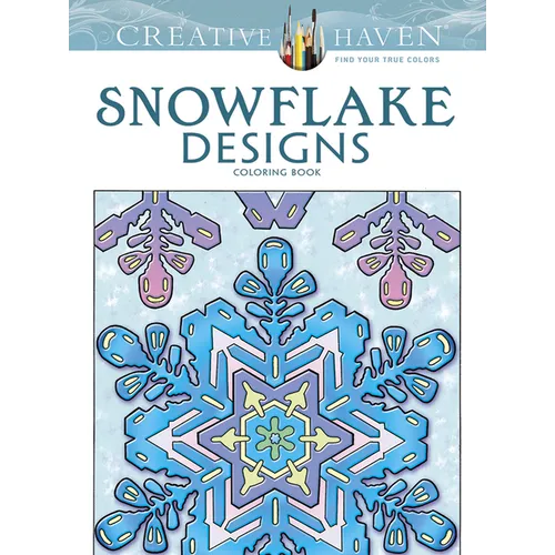 Creative Haven Snowflake Designs Coloring Book - Paperback