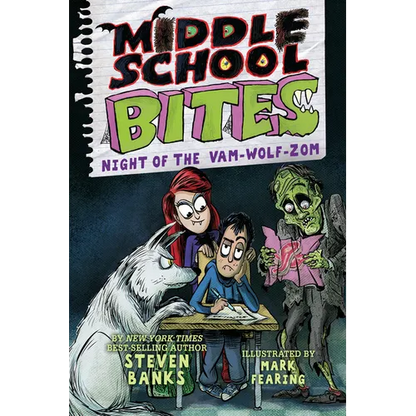 Middle School Bites 4: Night of the Vam-Wolf-Zom - Paperback
