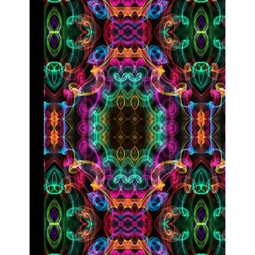 Abstract Curly Cues Notebook, Wide Ruled, 100 Sheets/200 Pages, 7.5 X 9.75 - Paperback
