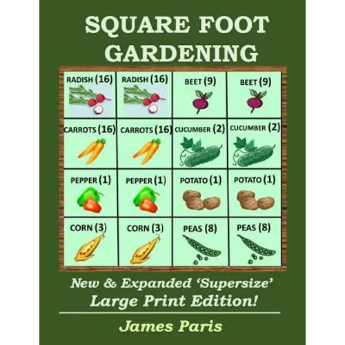 Square Foot Gardening: New And Expanded Supersize Large Print Version - Paperback