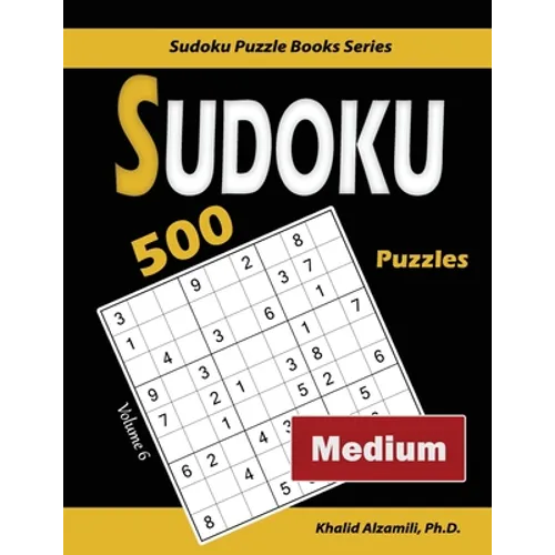 Sudoku: 500 Medium Puzzles - Paperback