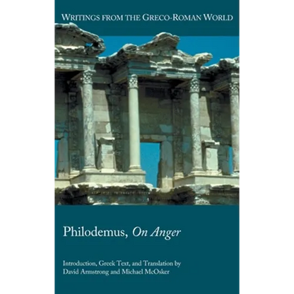 Philodemus, On Anger - Hardcover