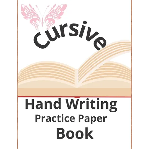 cursive hand writing practice paper book: activity book - Paperback